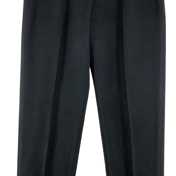 Max Mara Weekend Women Size 8 Pants Trousers Tapered Leg Ankle Zip Stretch Black - Picture 3 of 13